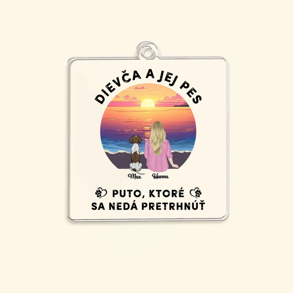 Dievča a jej mačka