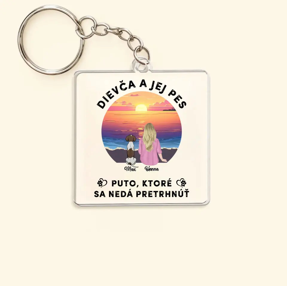 Dievča a jej mačka