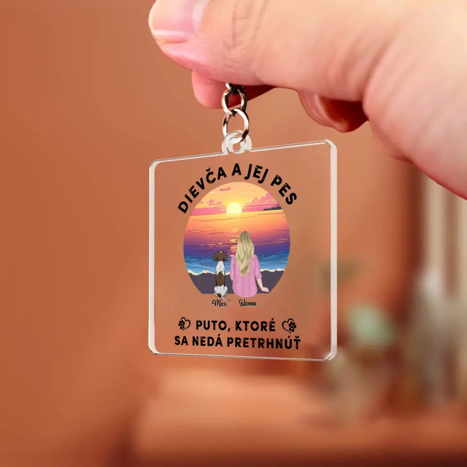 Dievča a jej mačka