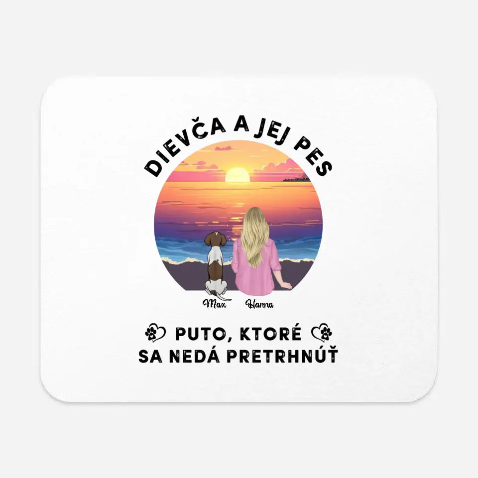 Dievča a jej mačka
