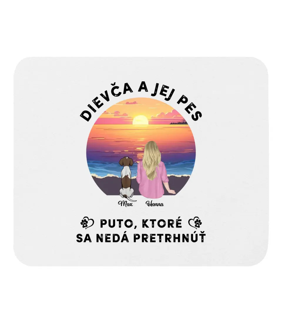 Dievča a jej mačka