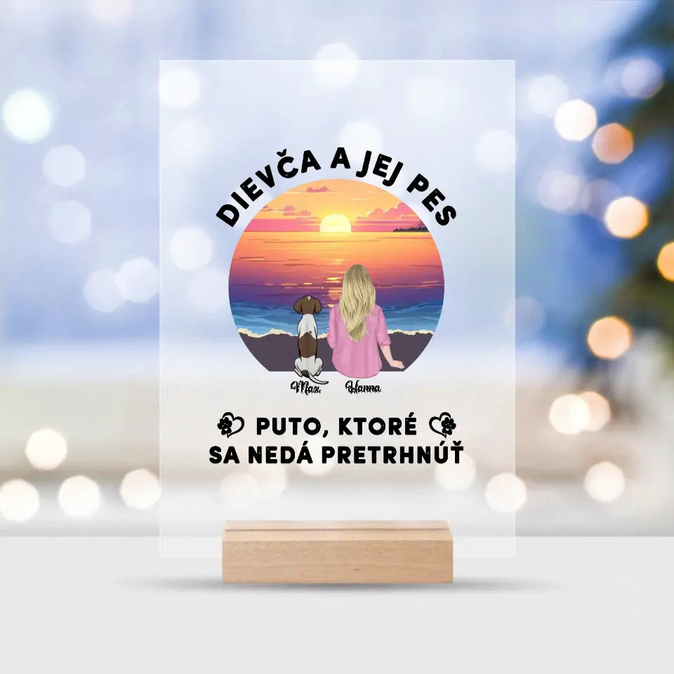 Dievča a jej mačka