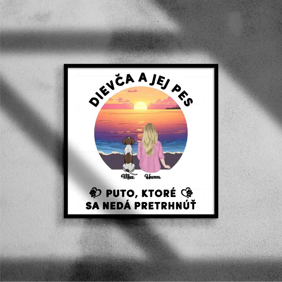 Dievča a jej mačka