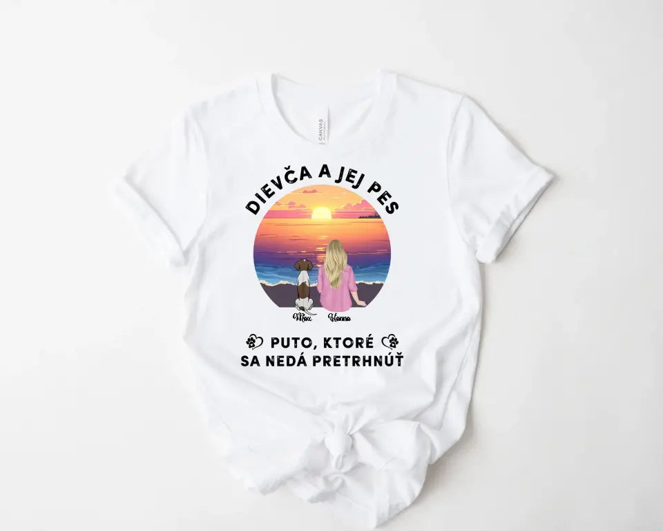 Dievča a jej mačka