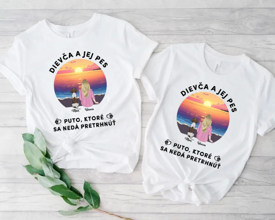 Dievča a jej mačka