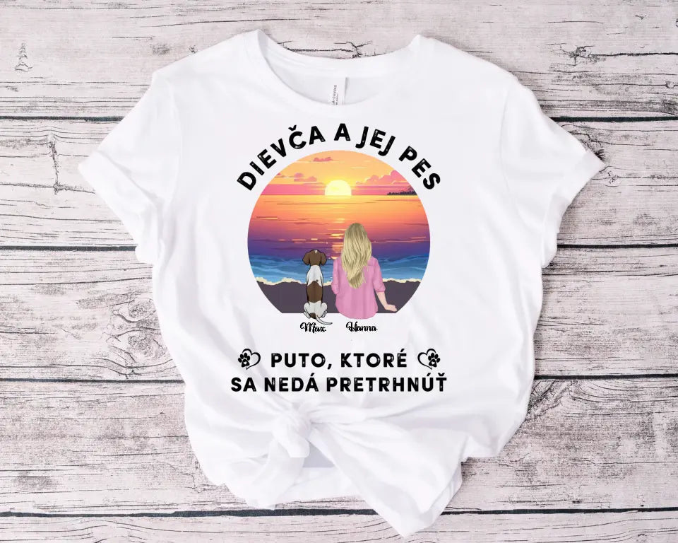 Dievča a jej mačka