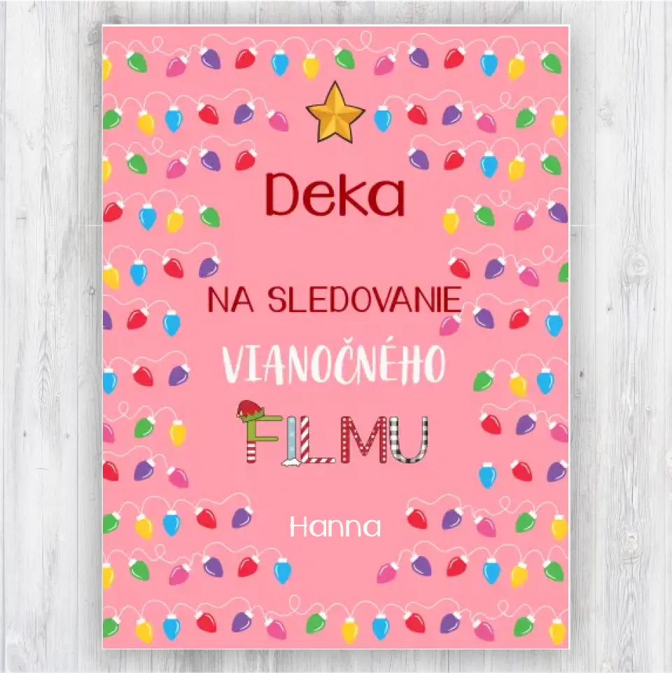 Deka na sledovanie vianočného filmu
