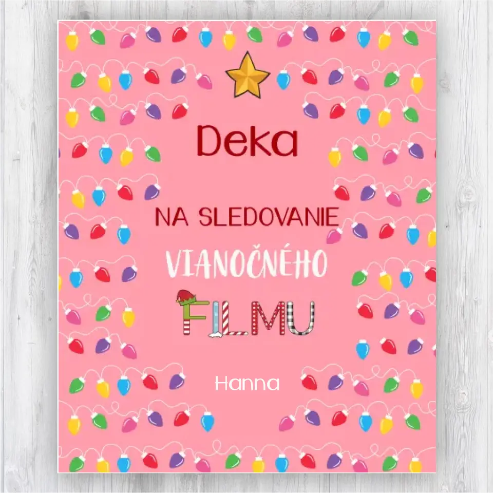 Deka na sledovanie vianočného filmu