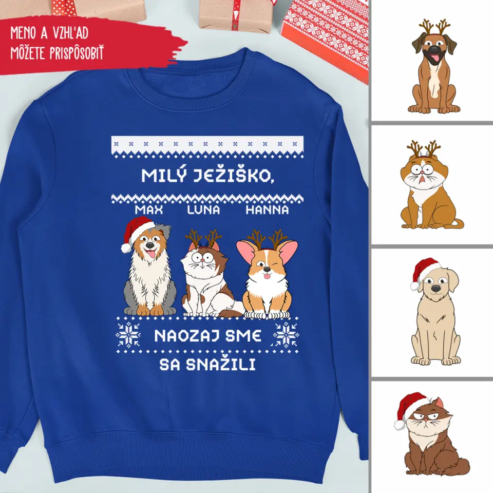 Milý Ježiško, naozaj sme sa snažili