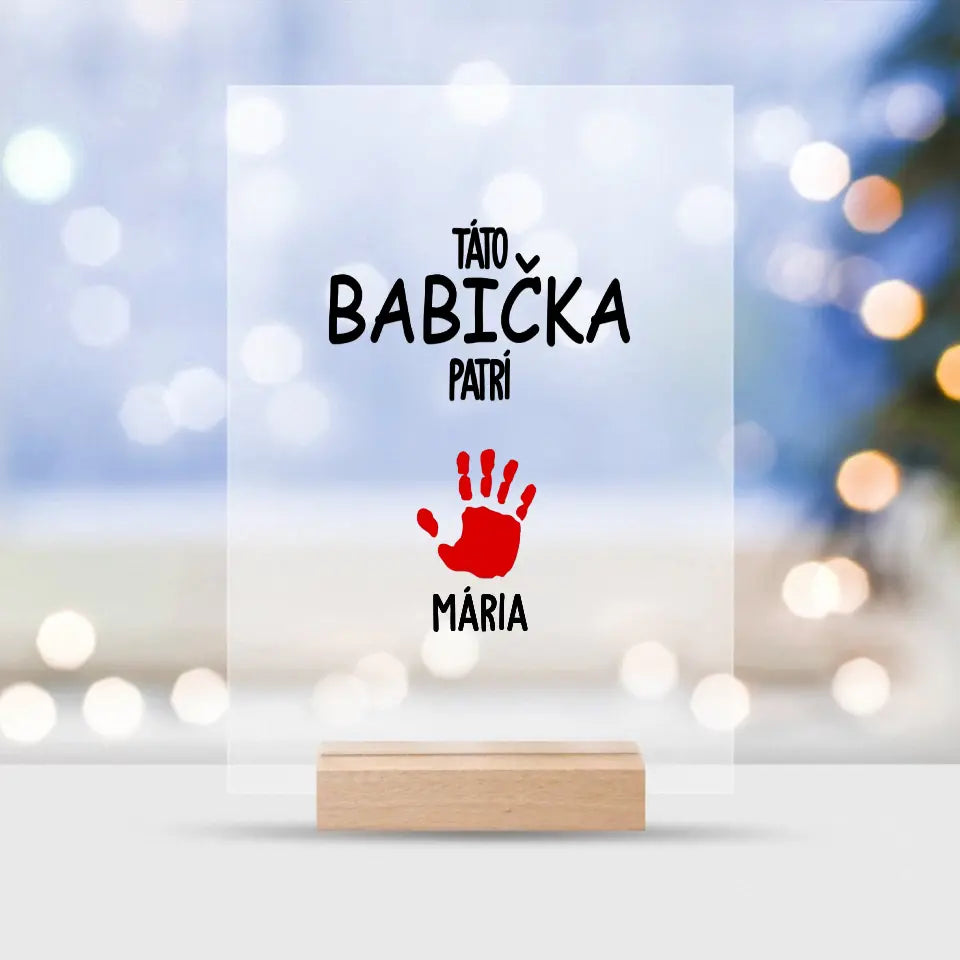 Darčeky - Táto babička patrí