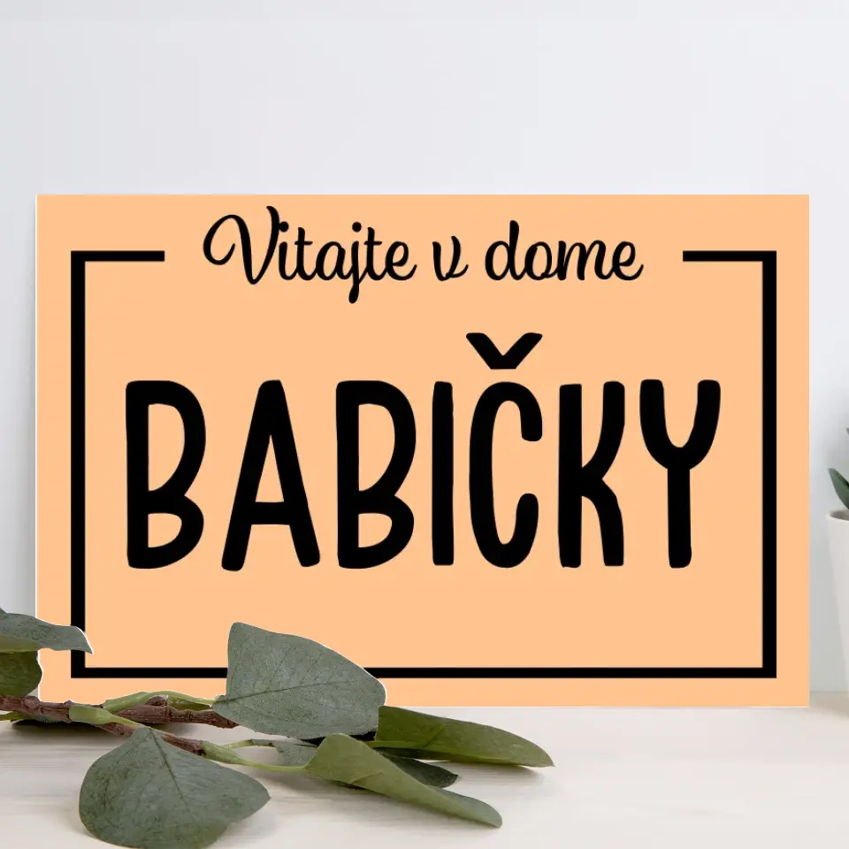 Vitajte v dome Babičky