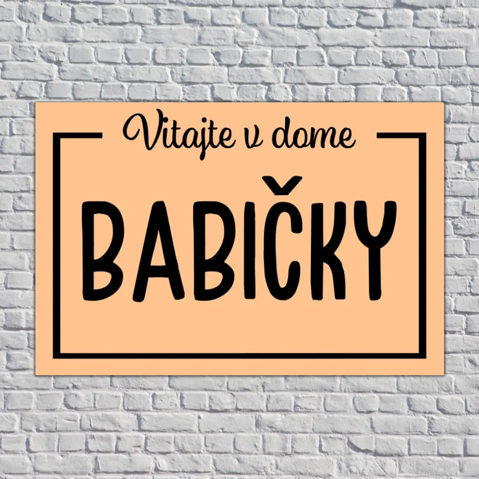 Vitajte v dome Babičky