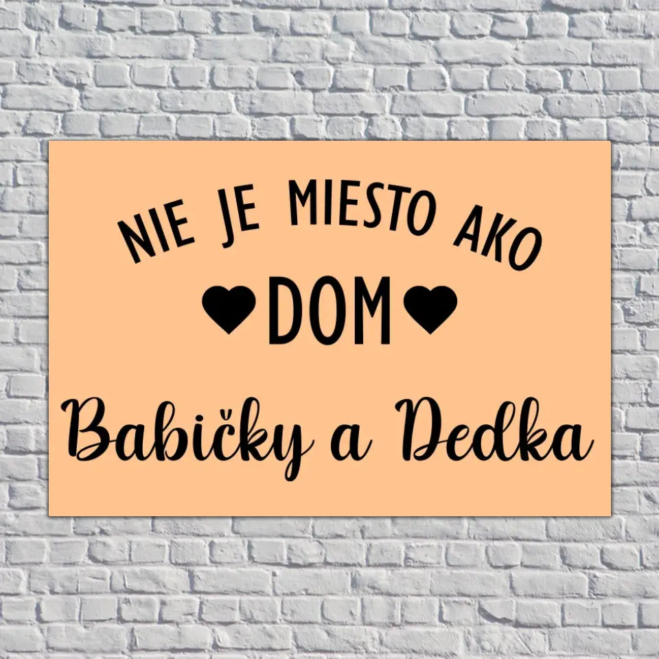 Nie je miesto ako dom babičky a dedka