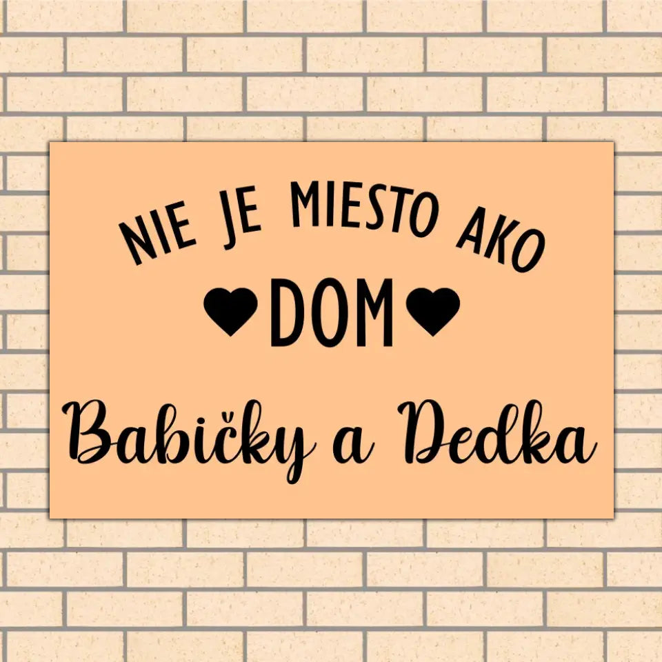 Nie je miesto ako dom babičky a dedka