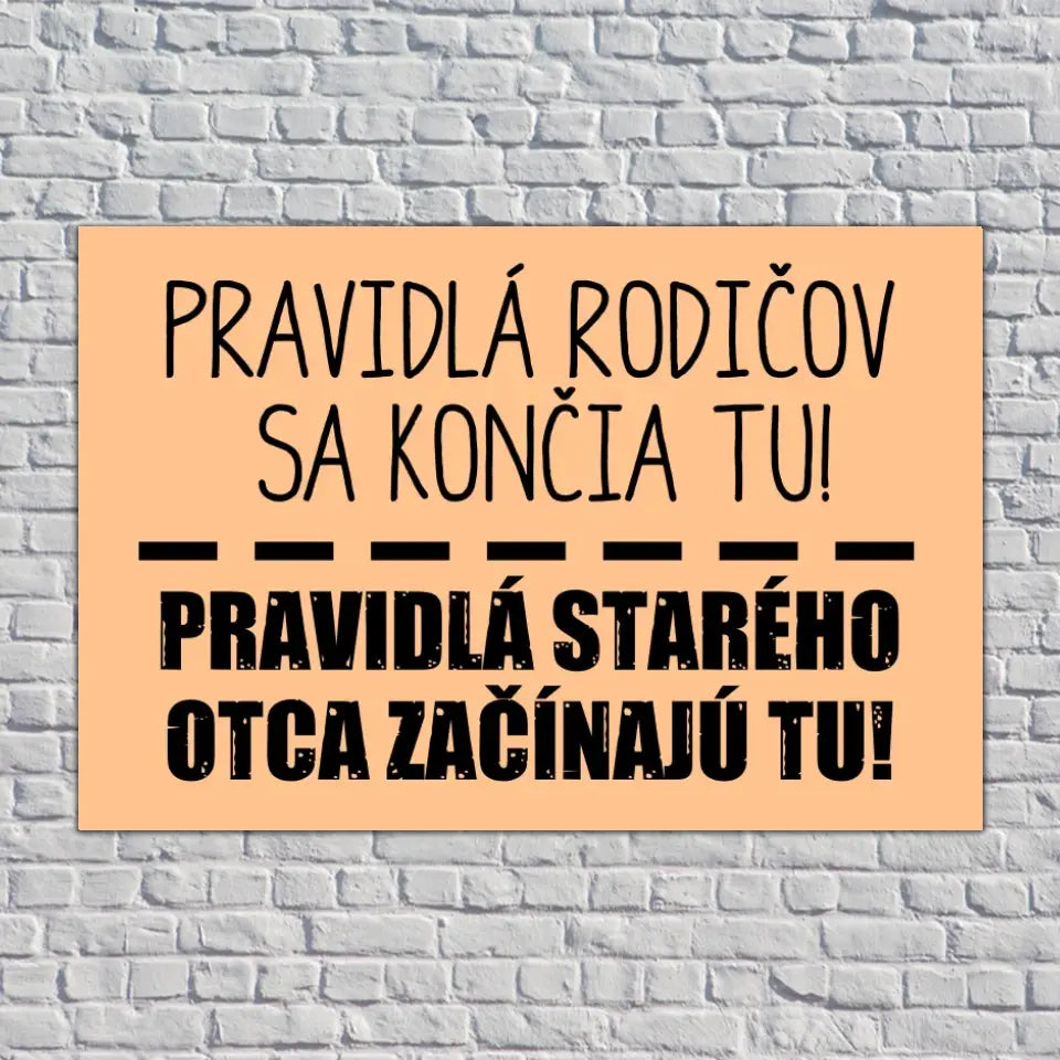 Pravidlá starých rodičov začínajú tu