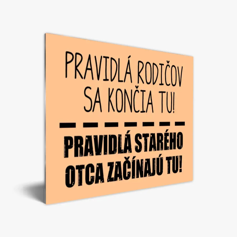 Pravidlá starých rodičov začínajú tu