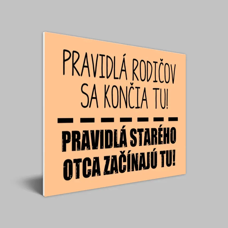 Pravidlá starých rodičov začínajú tu