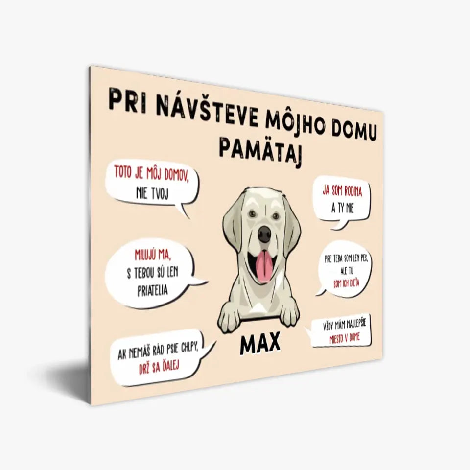 Pri návšteve môjho domu pamätaj