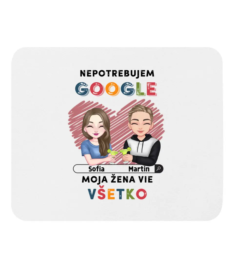 Nepotrebujem Google, môj manžel vie všetko