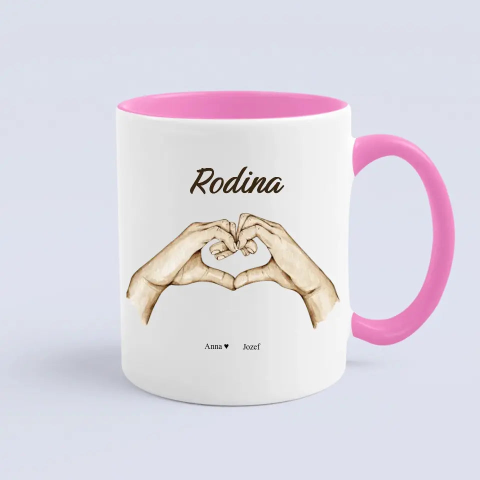 Akrylové sklo - Rodinné srdce