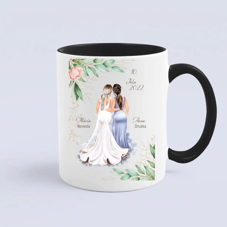 Akrylové sklo - nevesta a družička