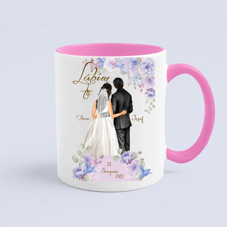 Akrylové sklo pre nevestu a ženícha