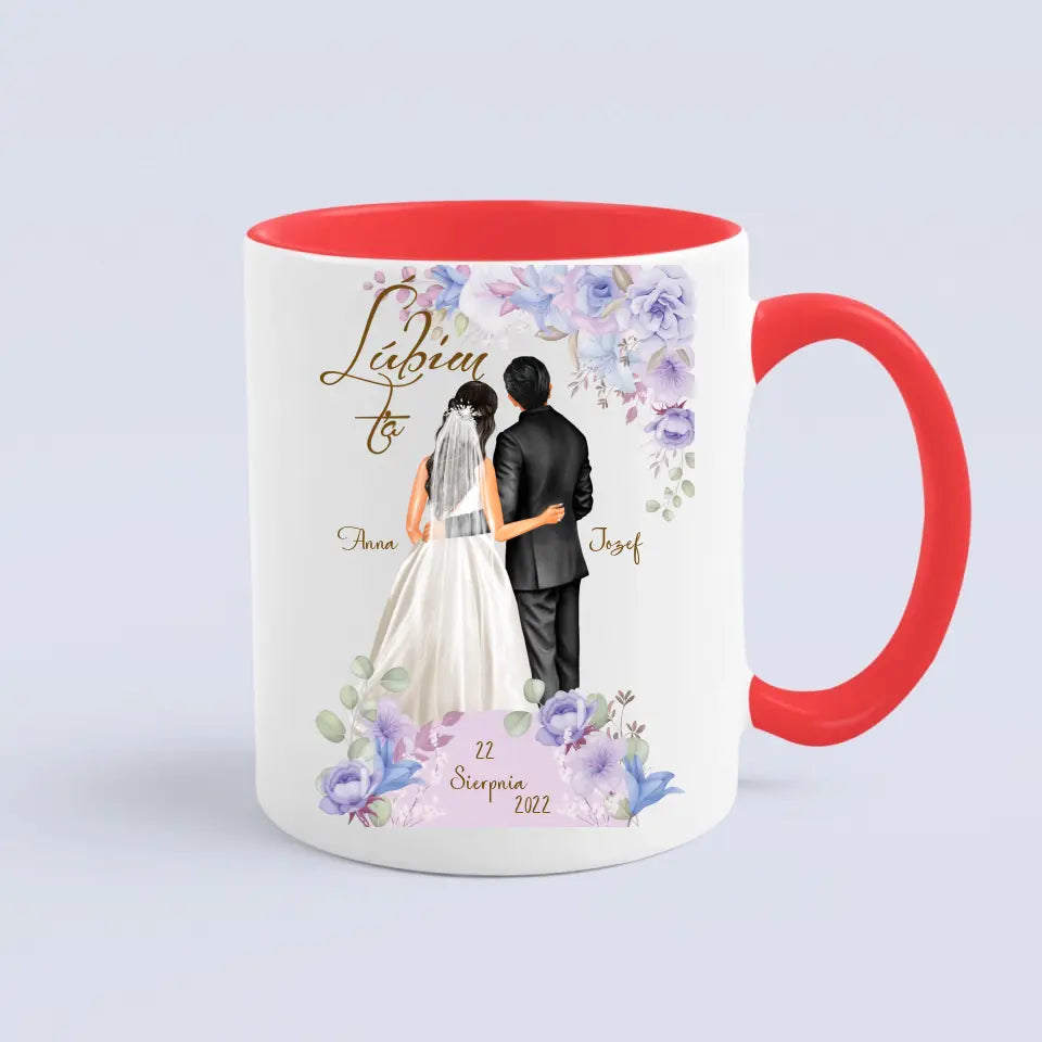 Hrnček pre nevestu a ženícha