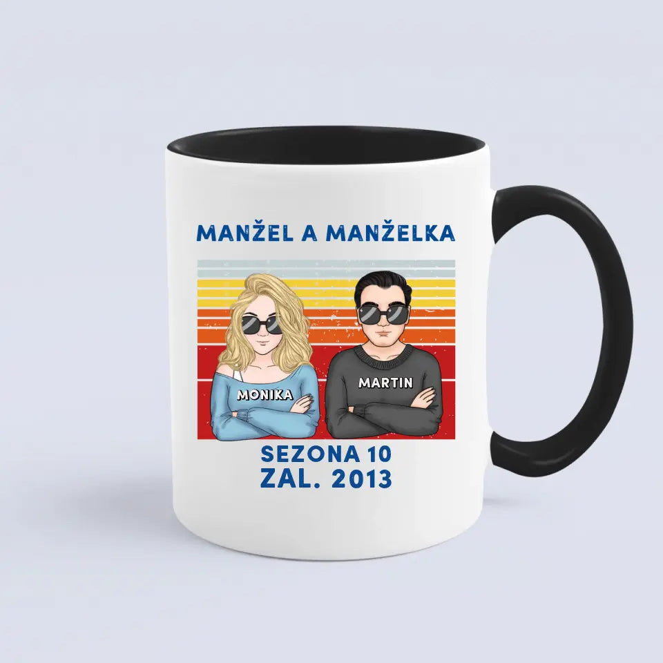 Retro. Manžel a Manželka