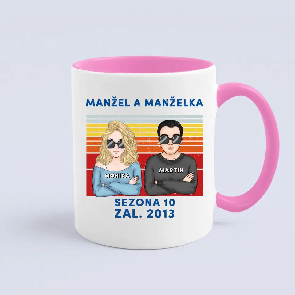 Retro. Manžel a Manželka