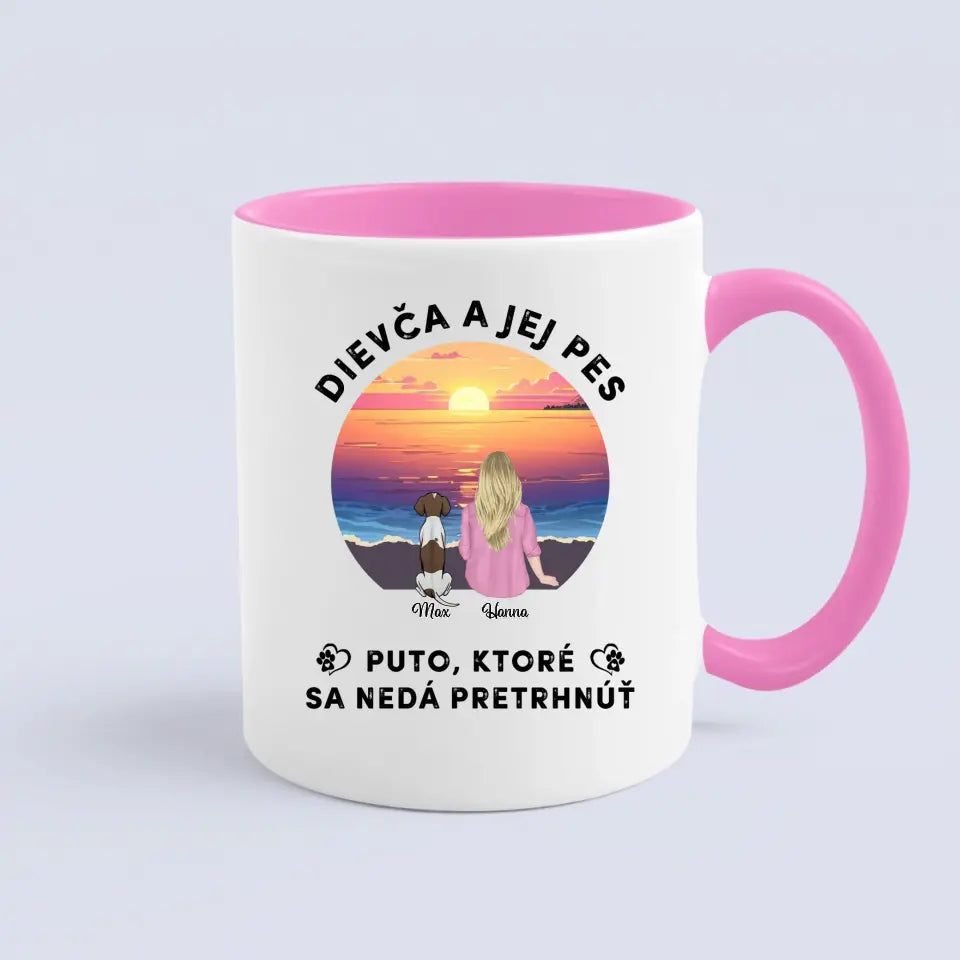 Dievča a jej mačka