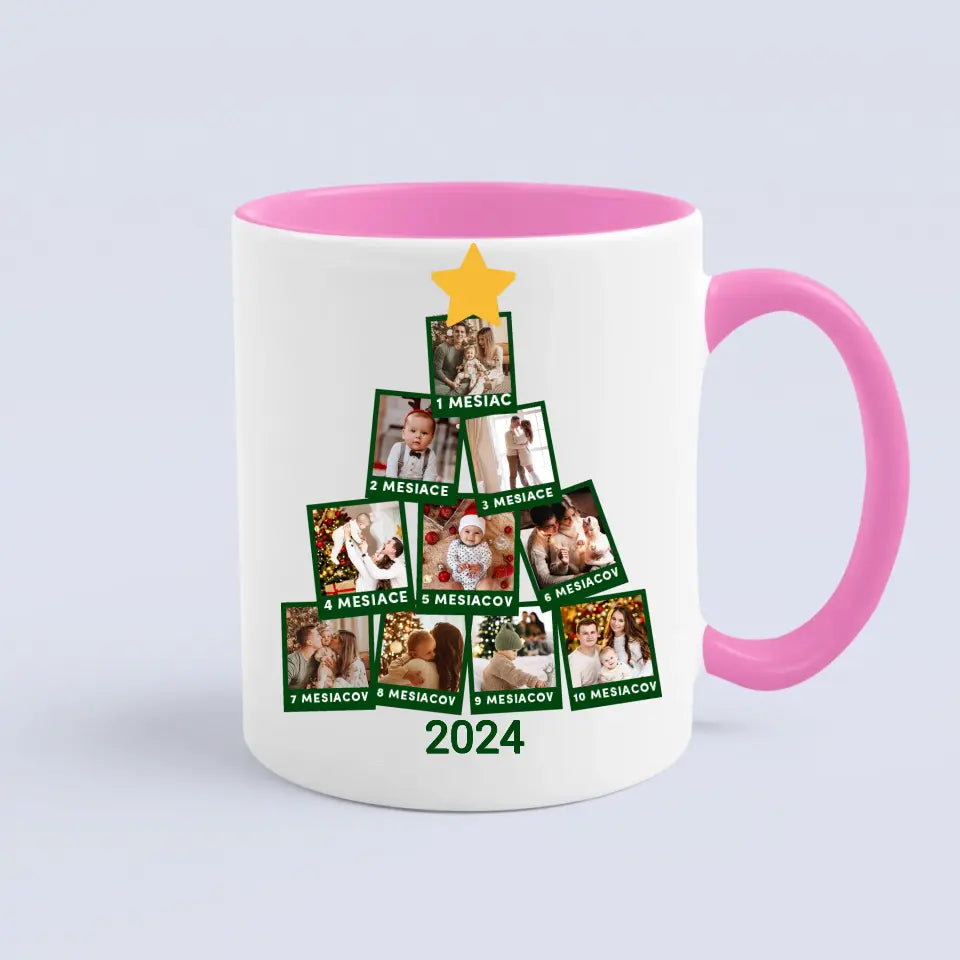 Vianočná dekorácia na stromček s vlastnou fotografiou