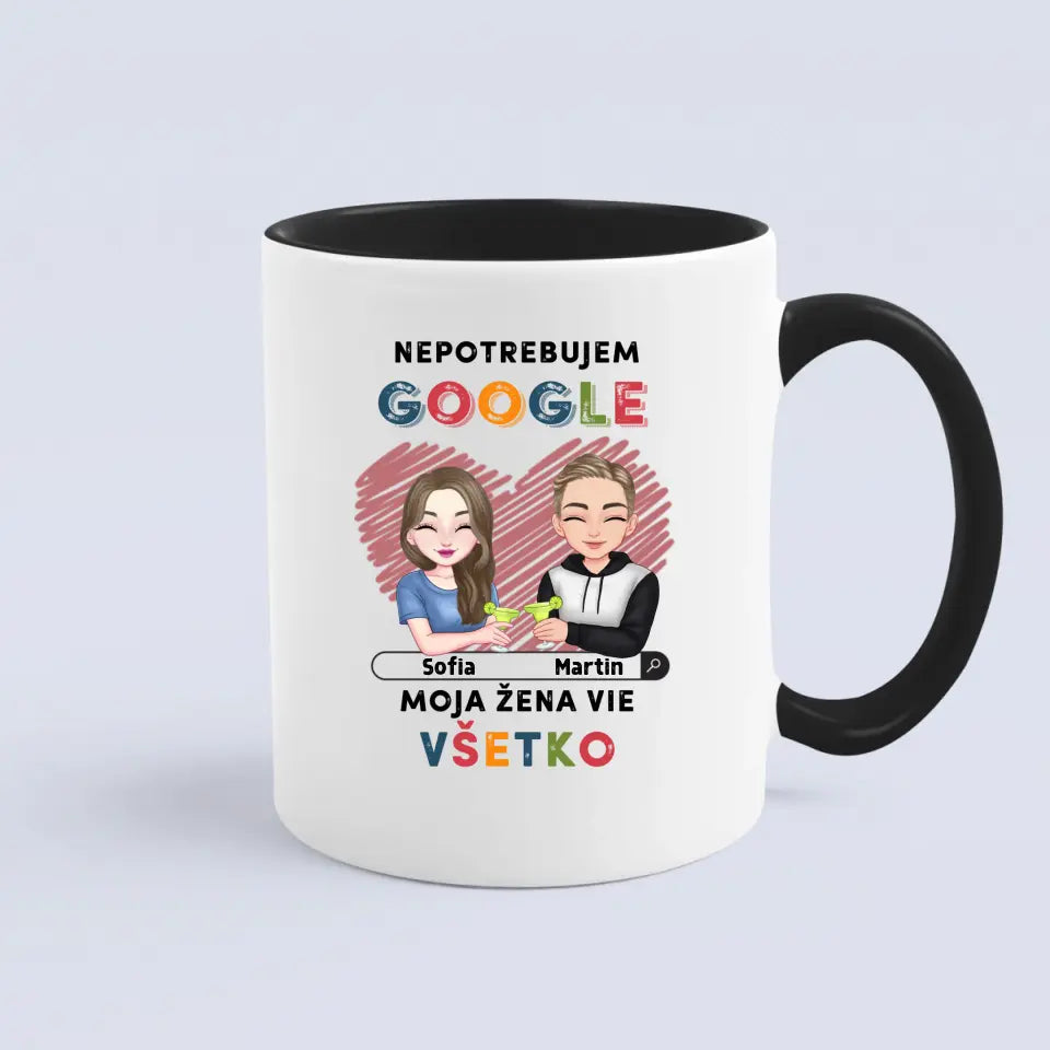 Nepotrebujem Google, môj manžel vie všetko