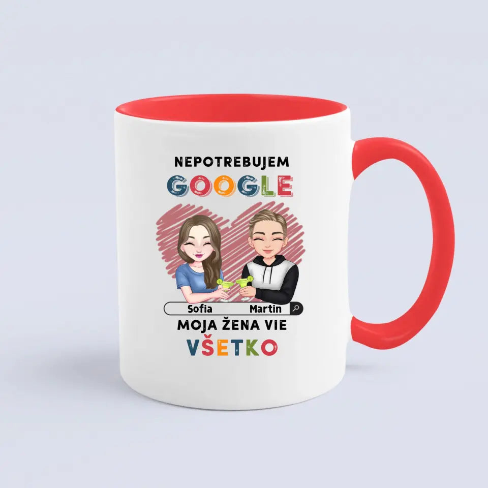 Nepotrebujem Google, môj manžel vie všetko