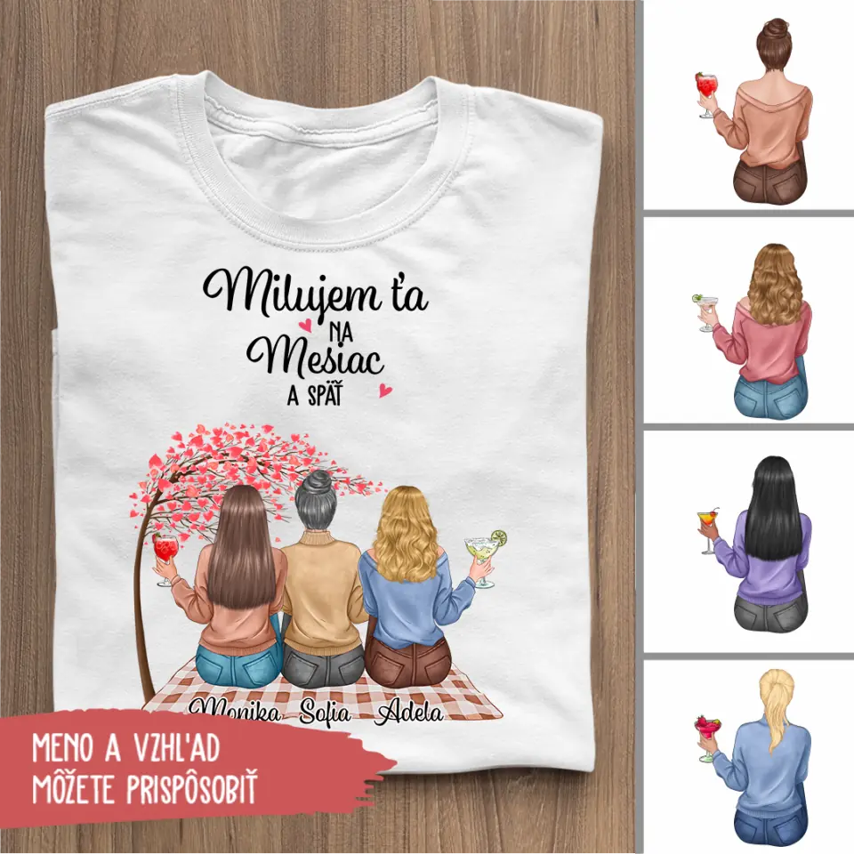 Milujem ťa na mesiac a späť