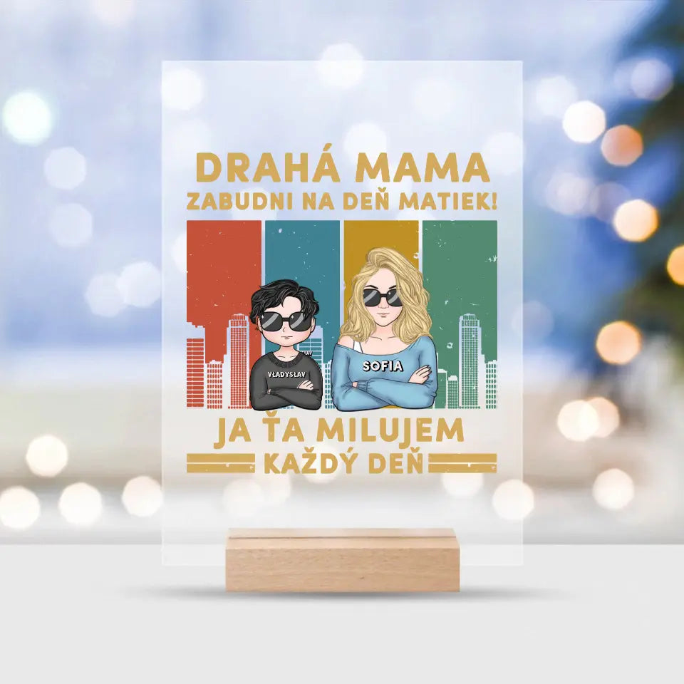 Drahá mama zabudni na deň matiek