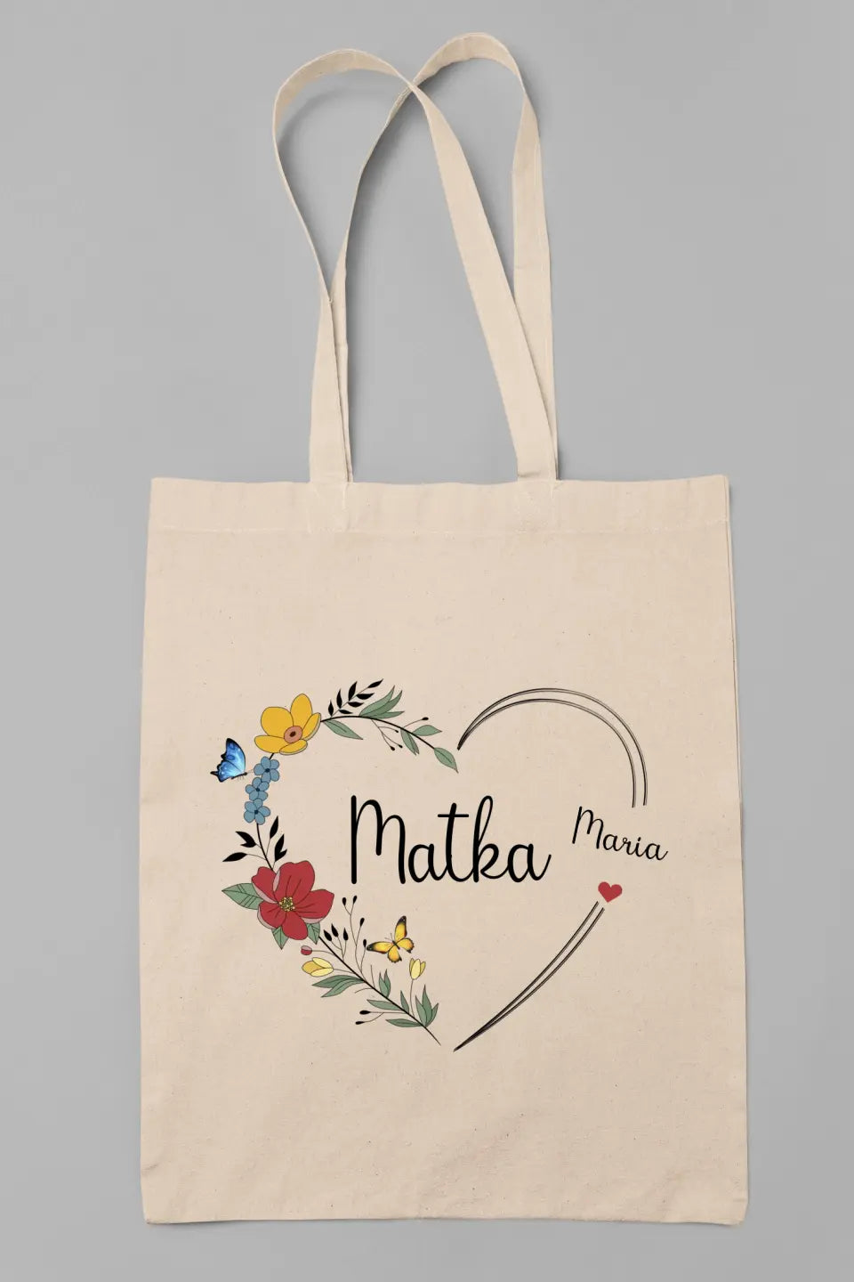 Matka. Srdce s kvetmi