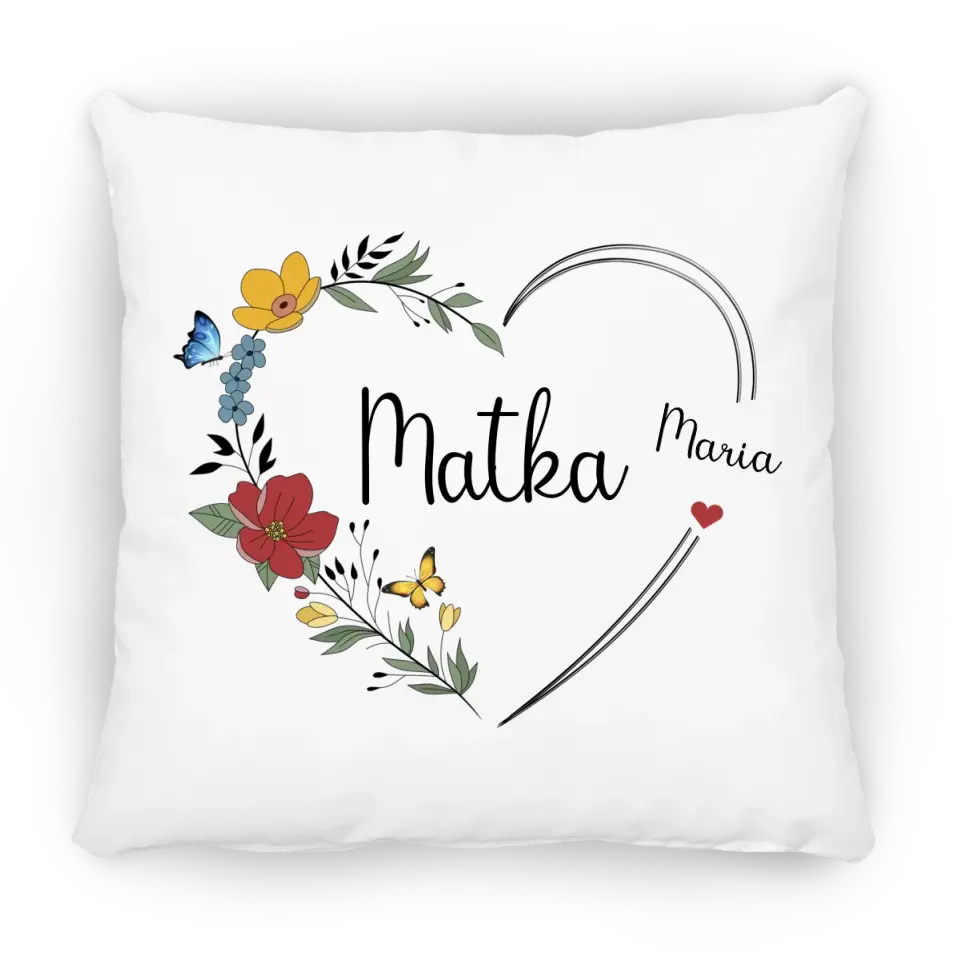 Matka. Srdce s kvetmi