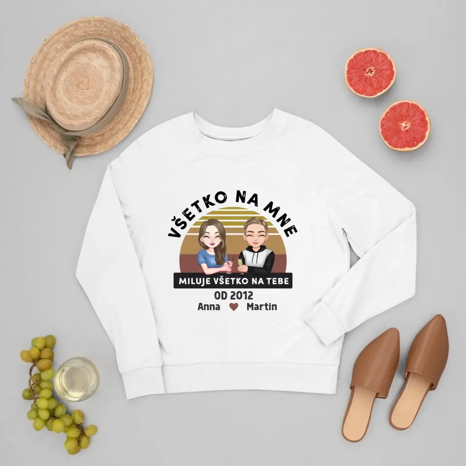 Všetko na mne miluje všetko na tebe