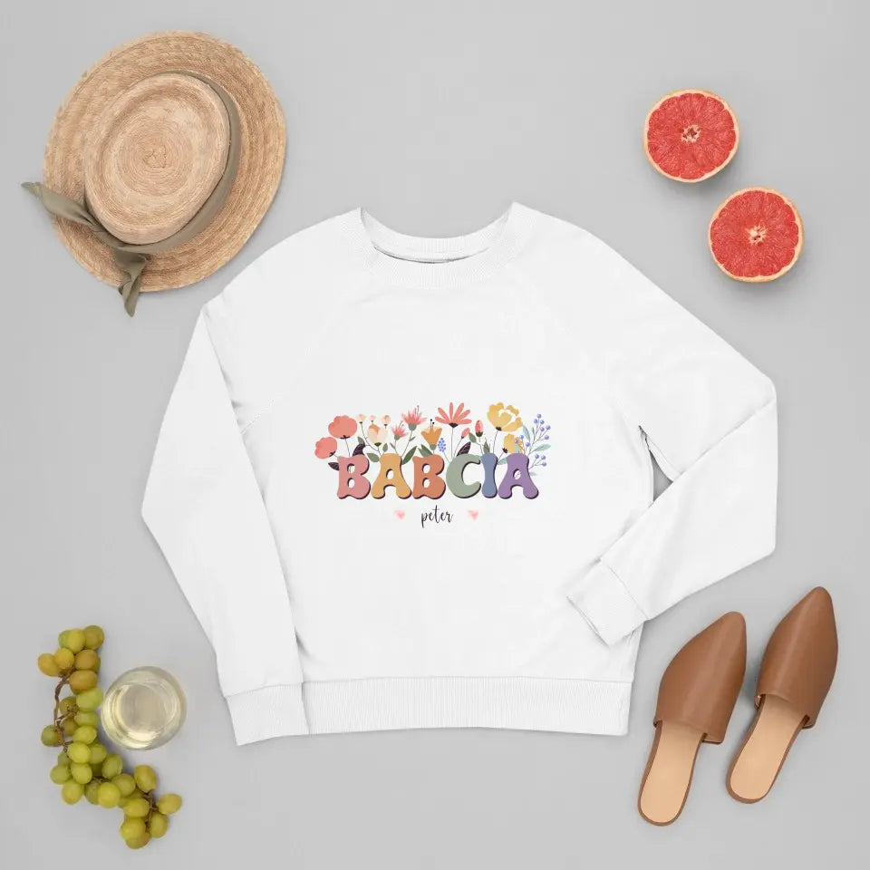 Darček - Babička s kvetmi