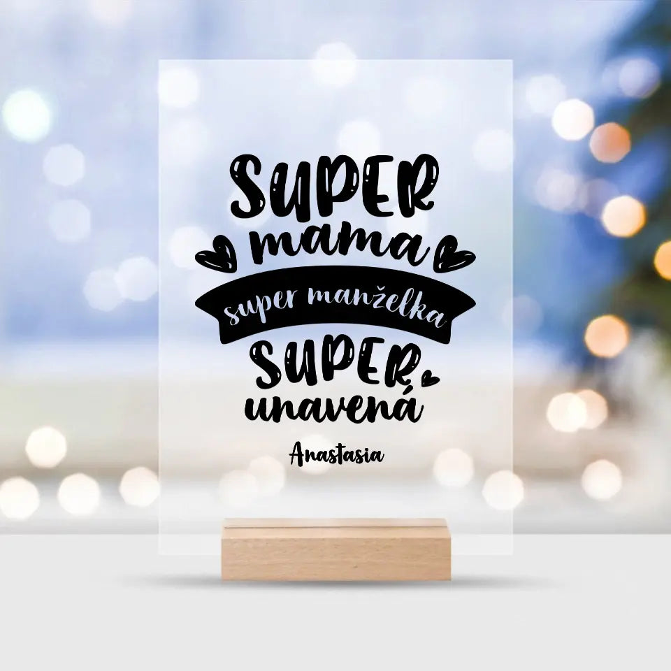 Super mama. Super manželka. Super unavená