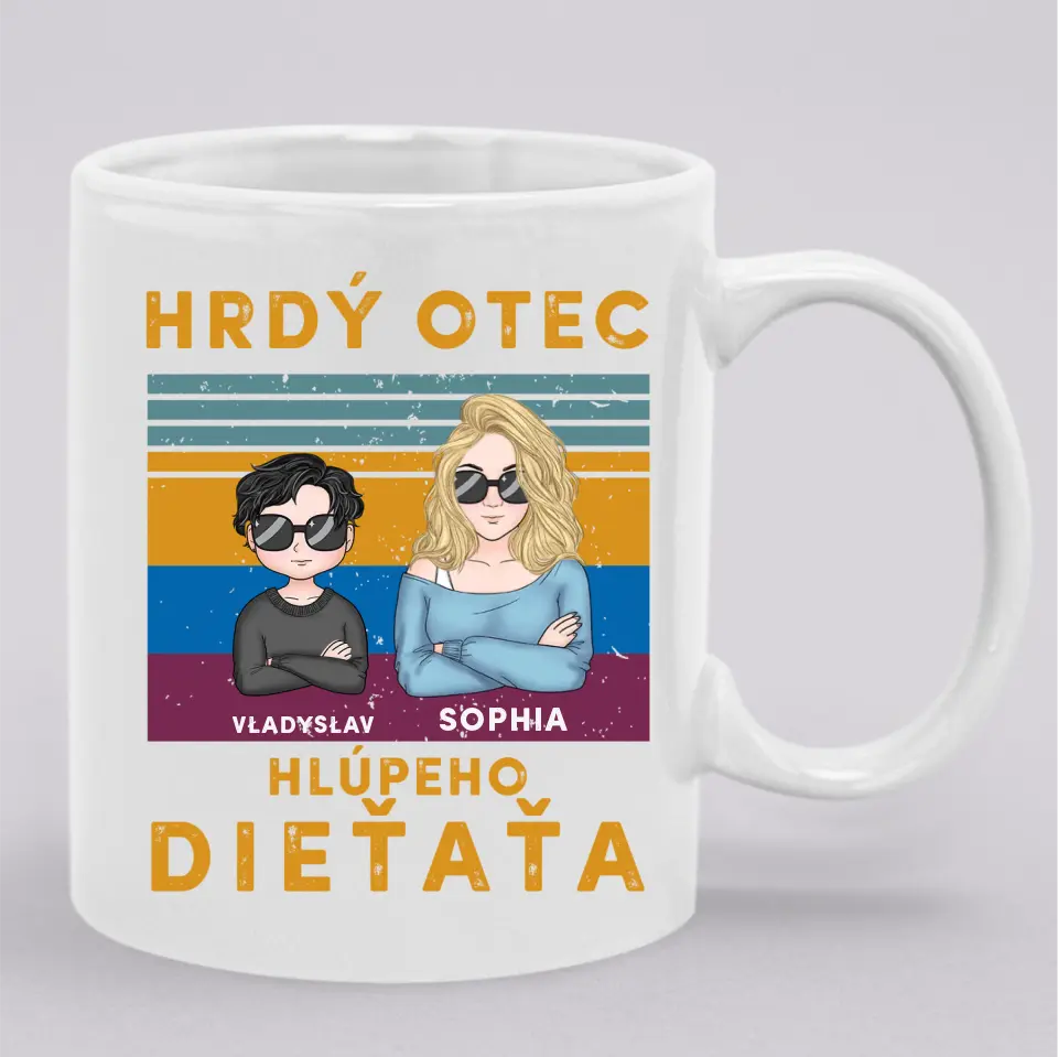 Hrdý otec hlúpeho dieťaťa