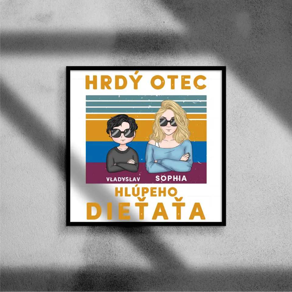 Hrdý otec hlúpeho dieťaťa