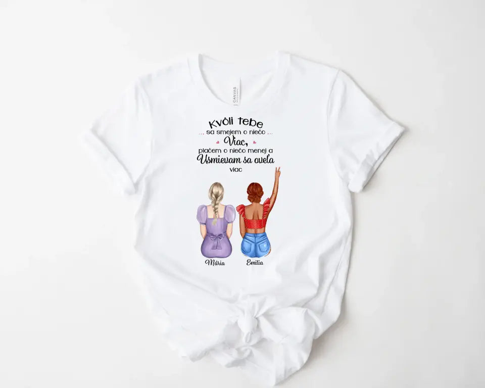 Kvôli tebe sa smejem o niečo viac