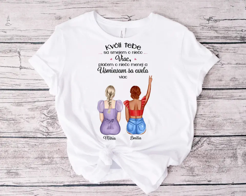 Kvôli tebe sa smejem o niečo viac