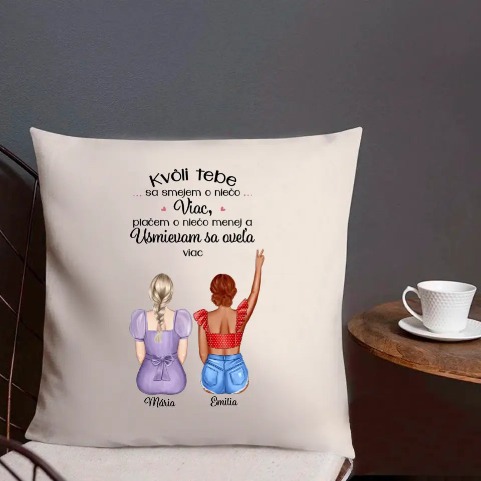 Kvôli tebe sa smejem o niečo viac