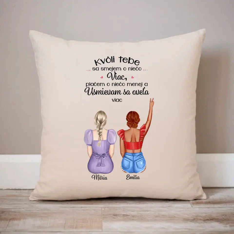 Kvôli tebe sa smejem o niečo viac