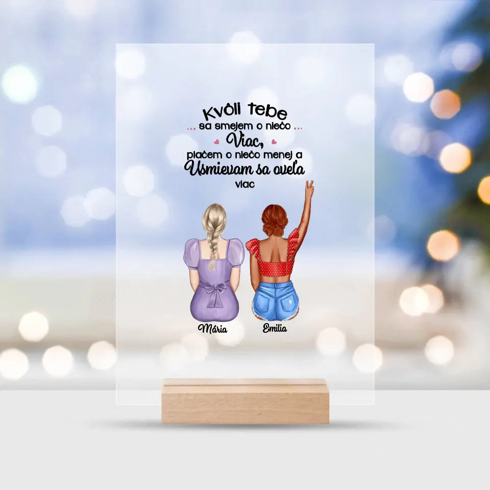 Kvôli tebe sa smejem o niečo viac