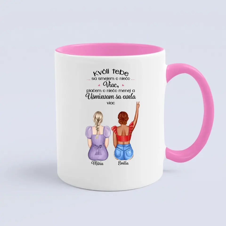 Kvôli tebe sa smejem o niečo viac