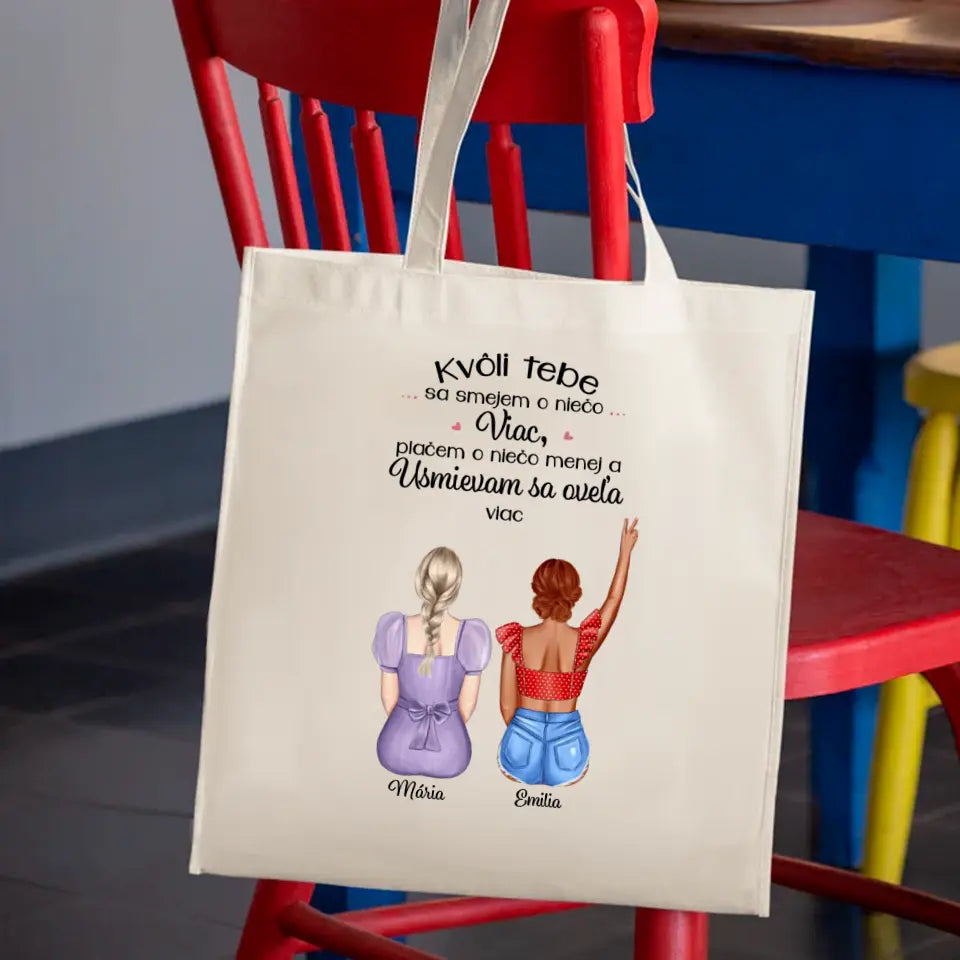 Kvôli tebe sa smejem o niečo viac