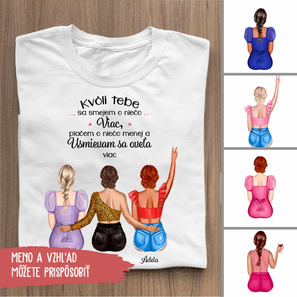 Kvôli tebe sa smejem o niečo viac
